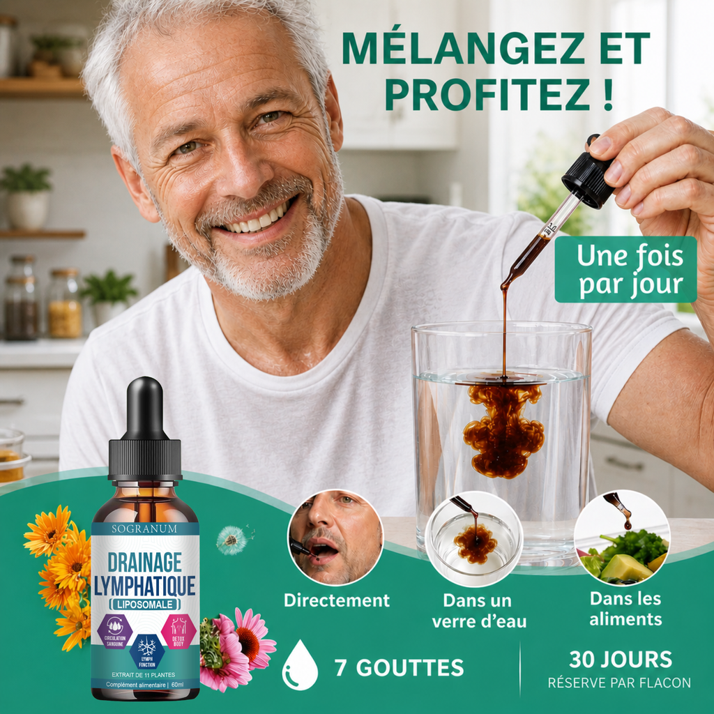 Drainage Lymphatique Liposomale | Jambes Lourdes, Circulation sanguine, Rétention d'eau